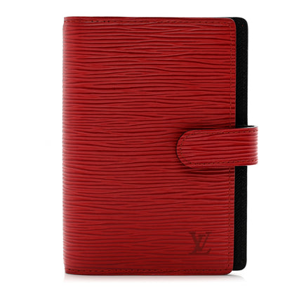 Louis Vuitton Epi Medium Ring Agenda Cover Rouge 1 of 6