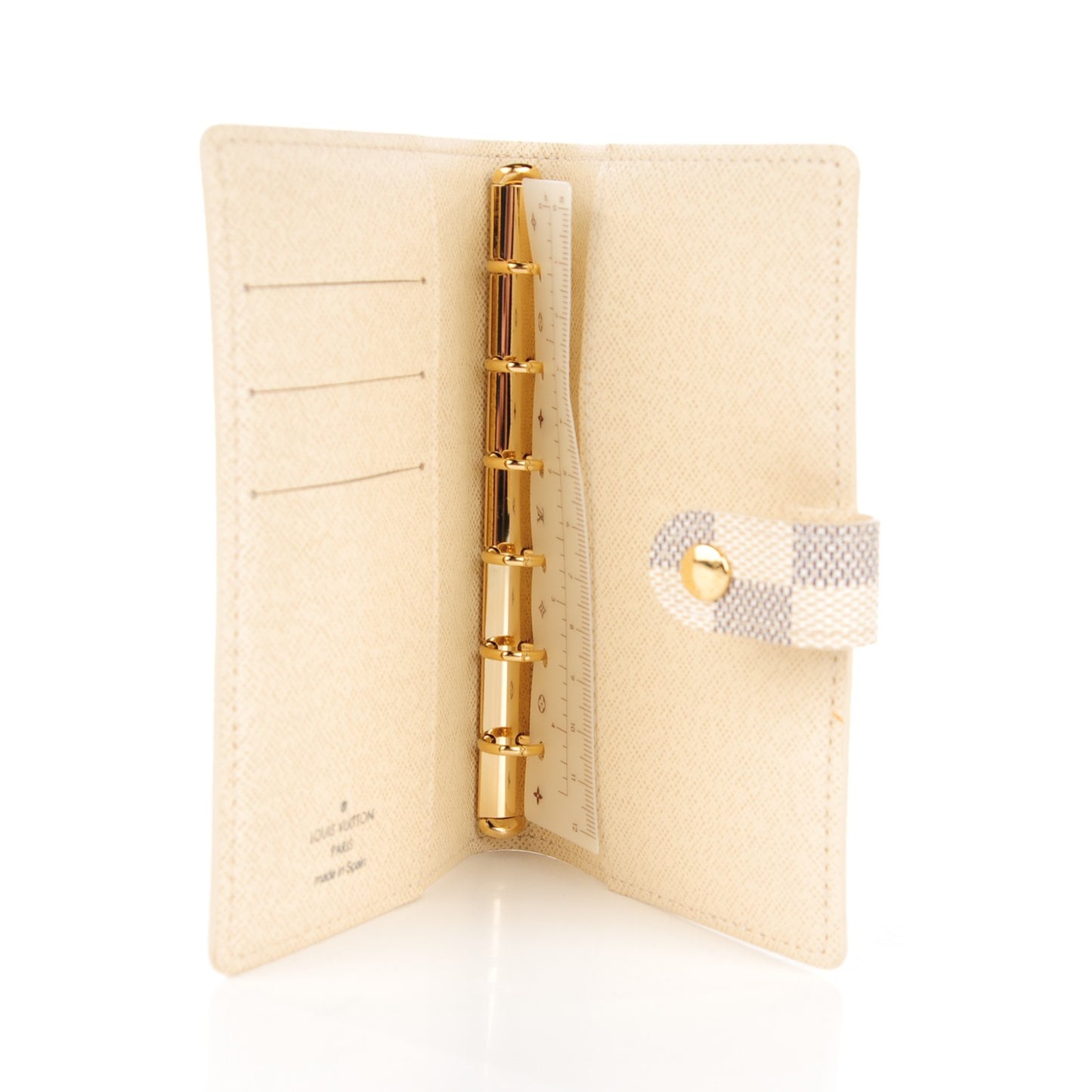 Damier Azur Small Ring Agenda Cover