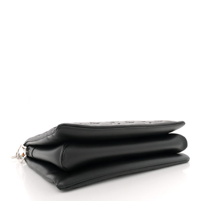 Louis Vuitton Lambskin Embossed Monogram Coussin MM Black 4 of 12