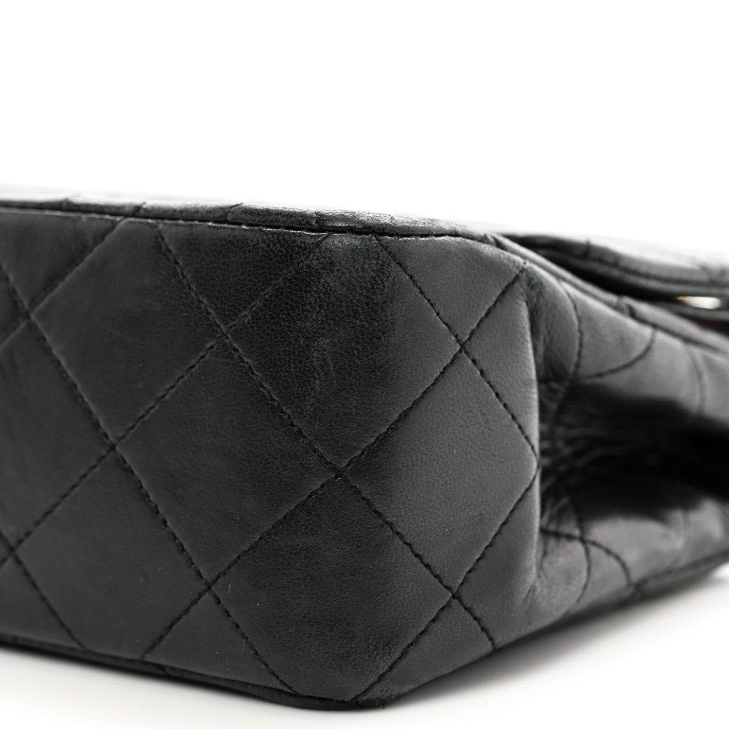 Chanel Lambskin Quilted Small Double Flap Black 10 of 14