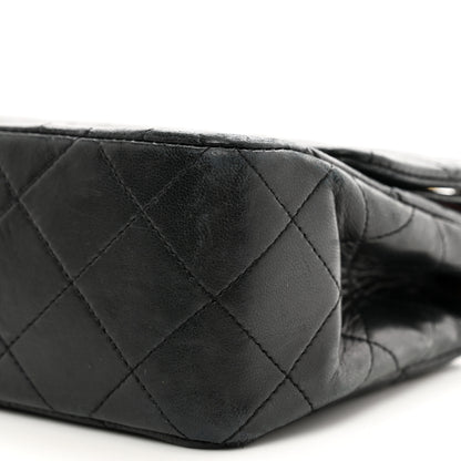 Chanel Lambskin Quilted Small Double Flap Black 10 of 14