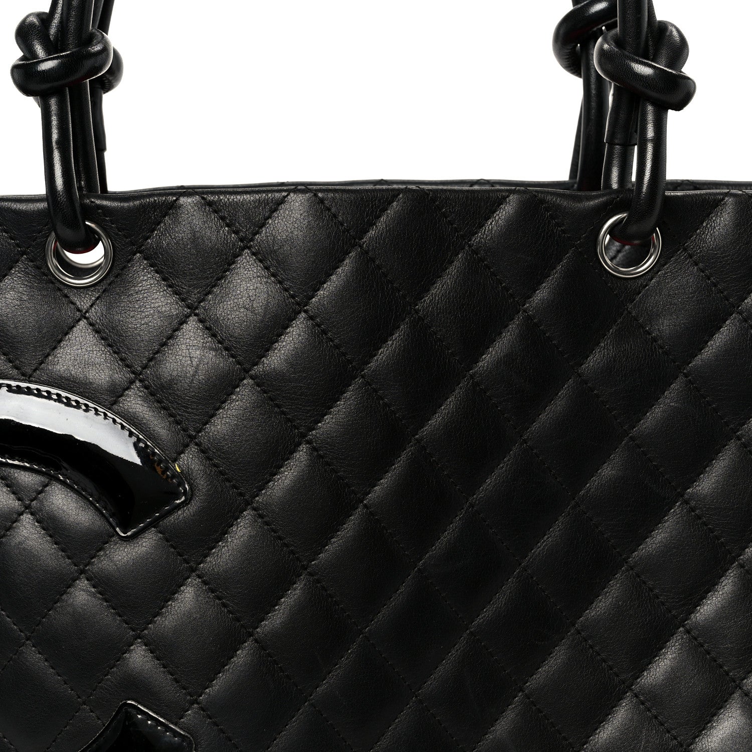 Chanel Calfskin Quilted Large Cambon Tote Black 8 of 10