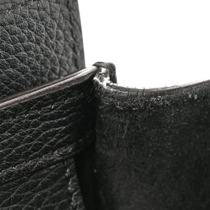 Celine Drummed Calfskin Nano Luggage Black 14 of 14