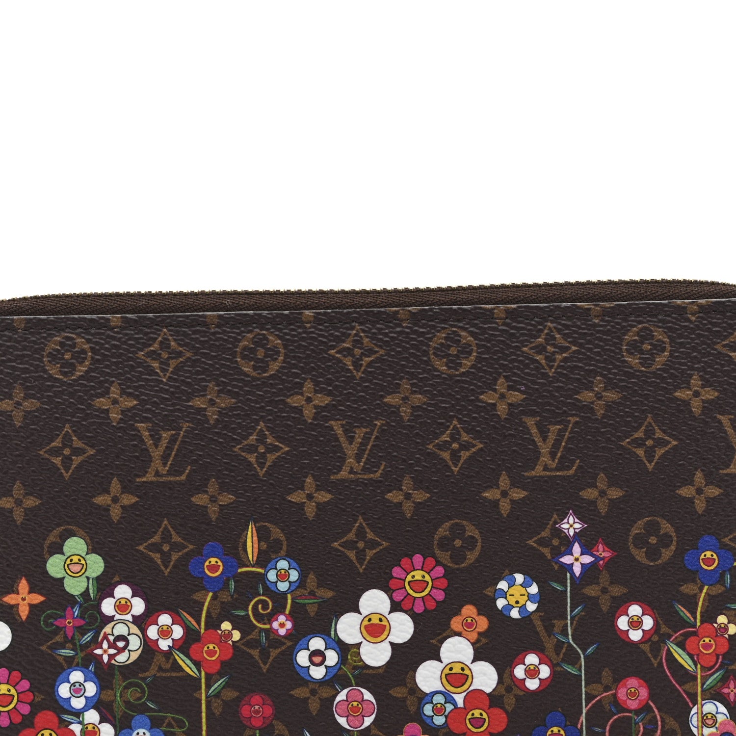 Louis Vuitton LV X TM Monogram Flowers Zippy Wallet 7 of 9