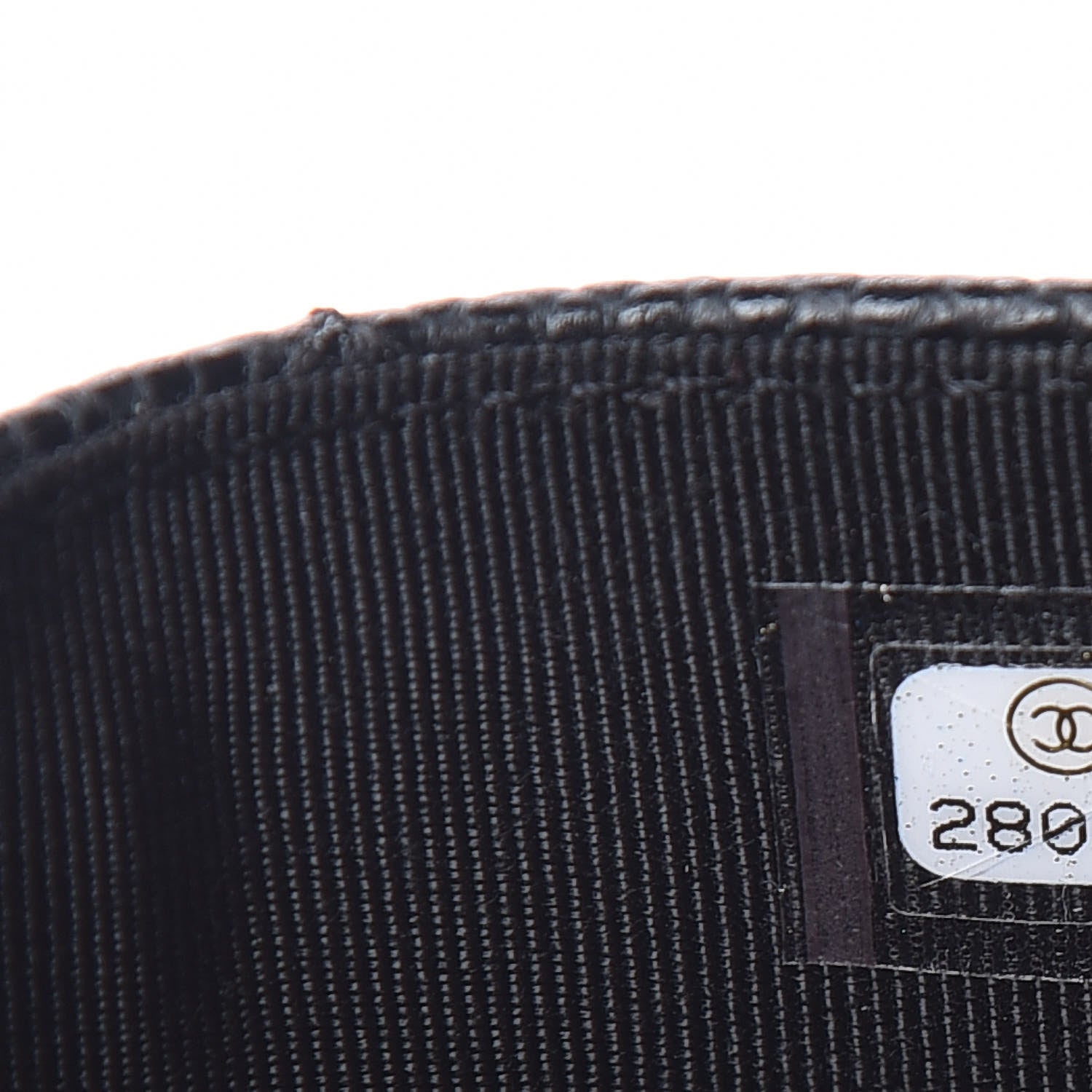 Chanel Caviar Quilted Flap Card Holder Wallet Black 8 of 9