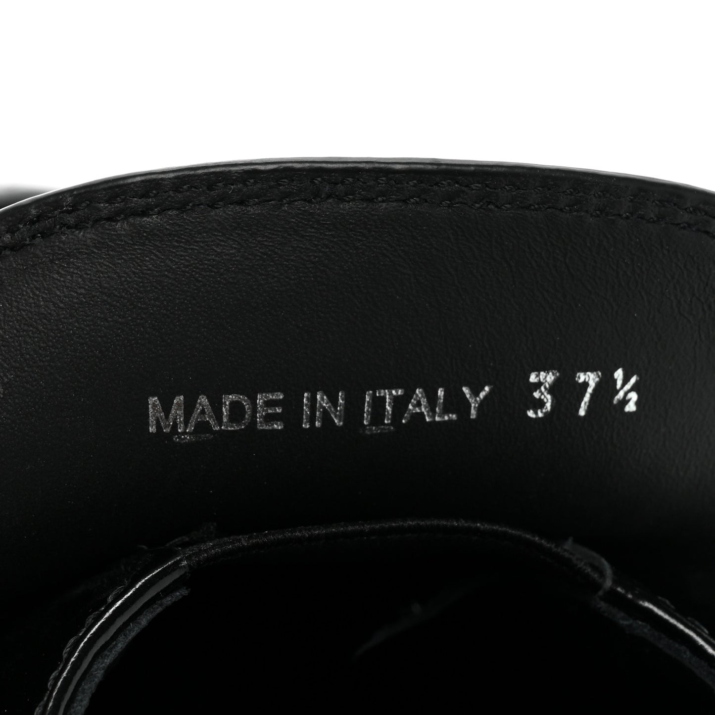 Spazzolato Metal Triangle Logo 50mm Loafers 37.5 Black