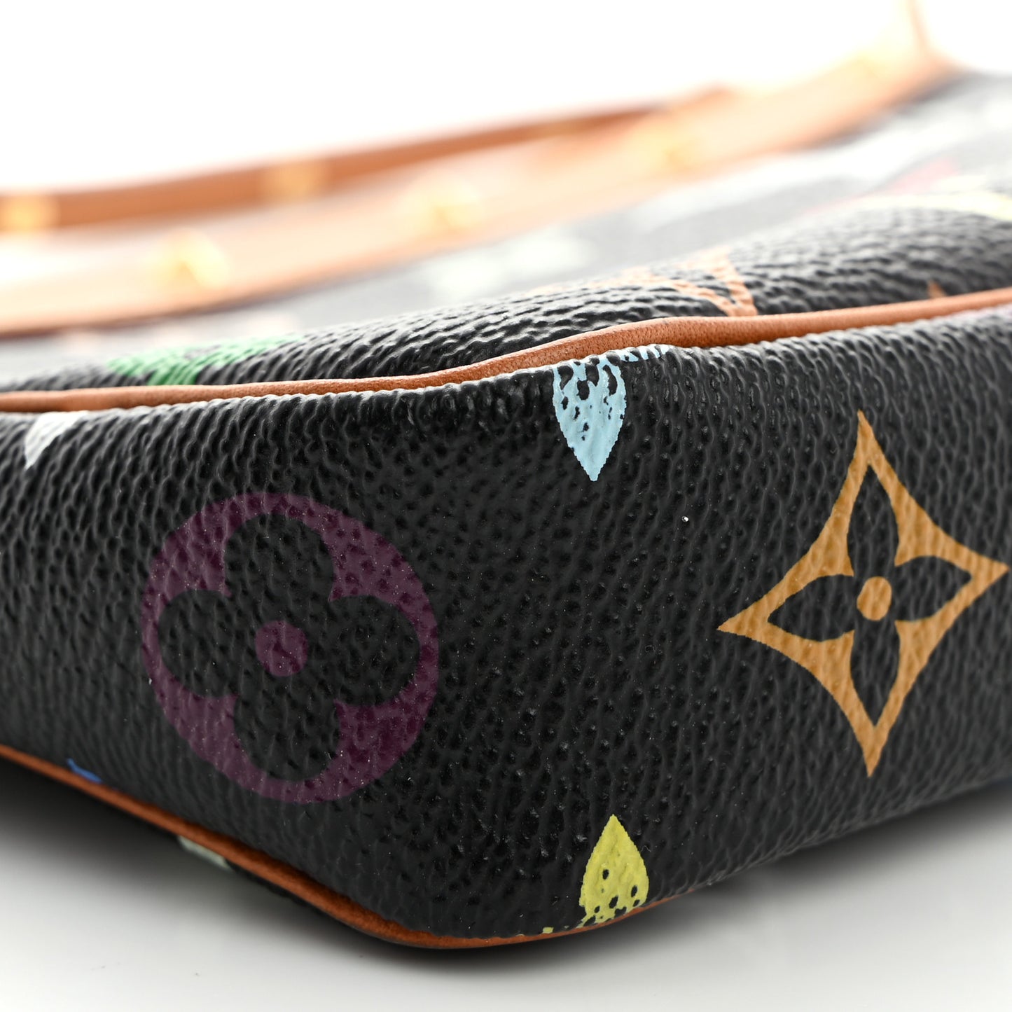 Monogram Multicolor Pochette Accessories Black