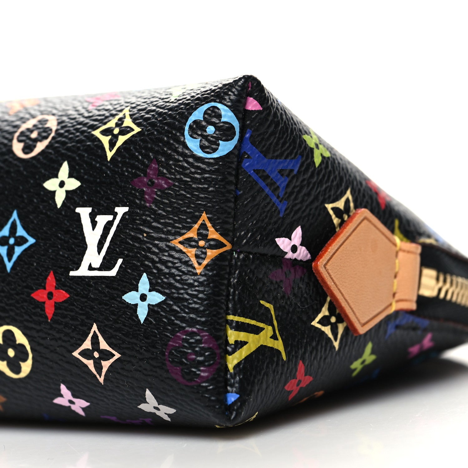 Louis Vuitton Monogram Multicolor Cosmetic Pouch Black Grenade 9 of 9
