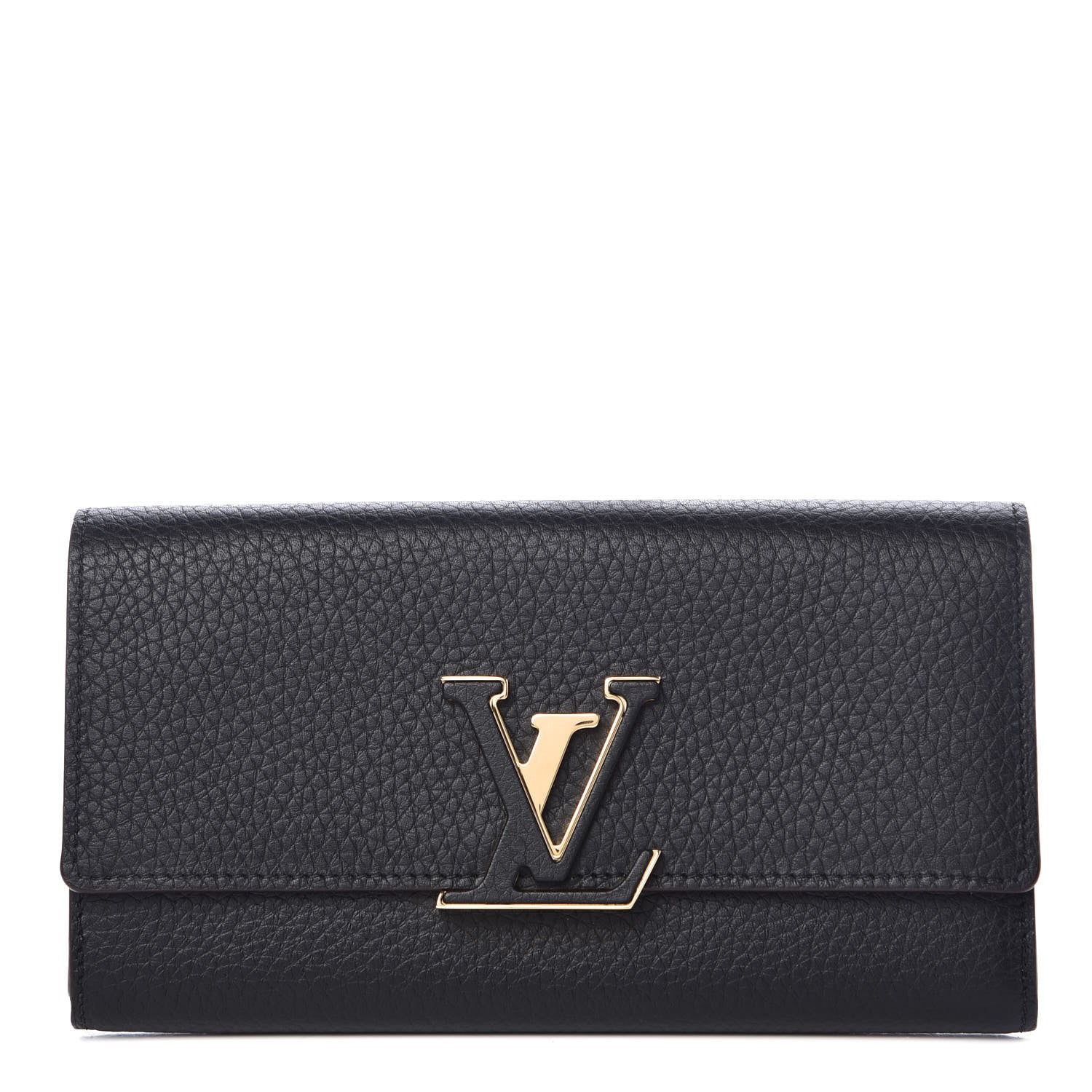 Louis Vuitton Taurillon Capucines Wallet Black 1 of 6