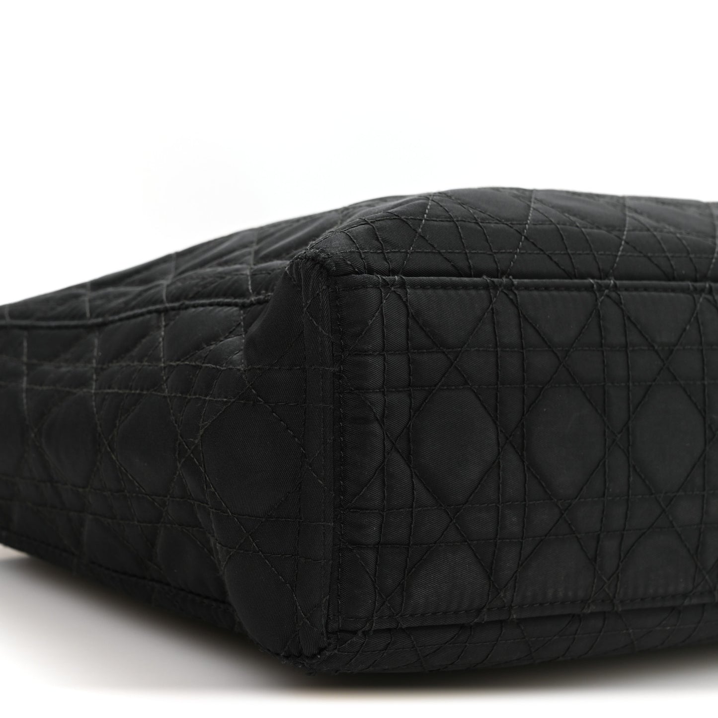 Nylon Cannage Large Lady Dior Black