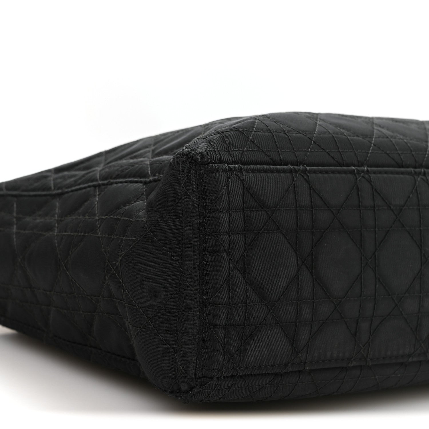 Christian Dior Nylon Cannage Large Lady Dior Black 9 of 11