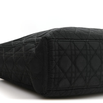 Christian Dior Nylon Cannage Large Lady Dior Black 9 of 11