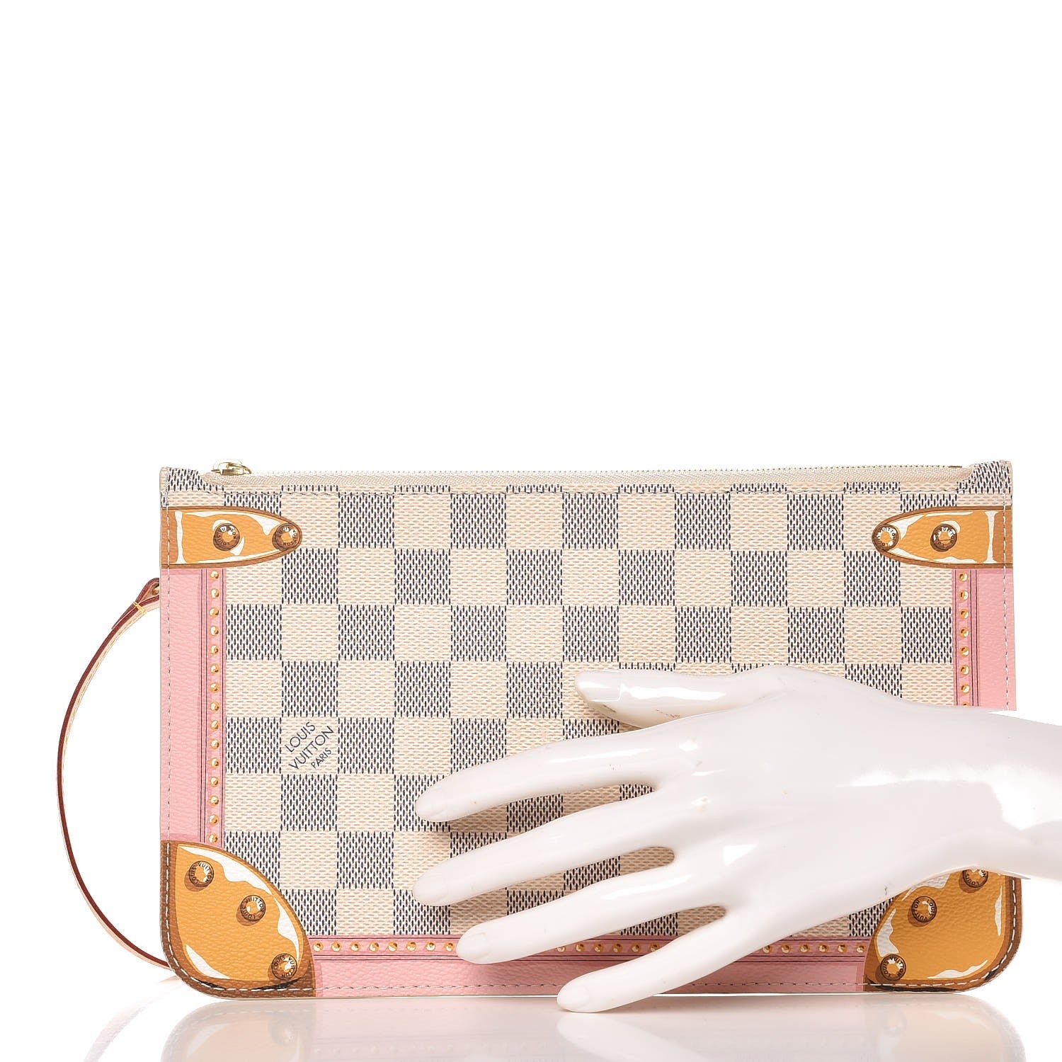 Louis Vuitton Damier Azur Summer Trunks MM GM Pochette 2 of 8