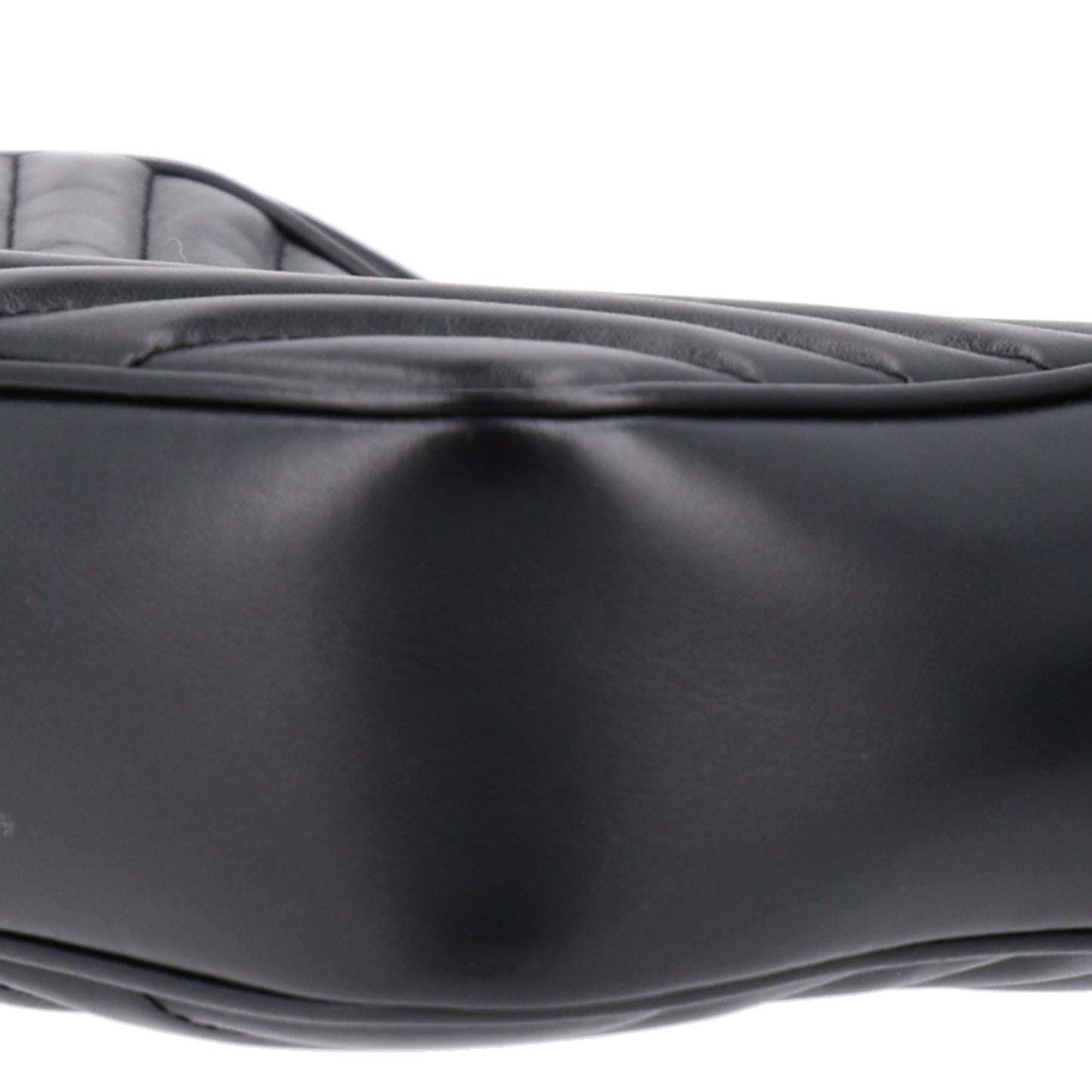 Calfskin Matelasse Monogram Lou Camera Bag Black