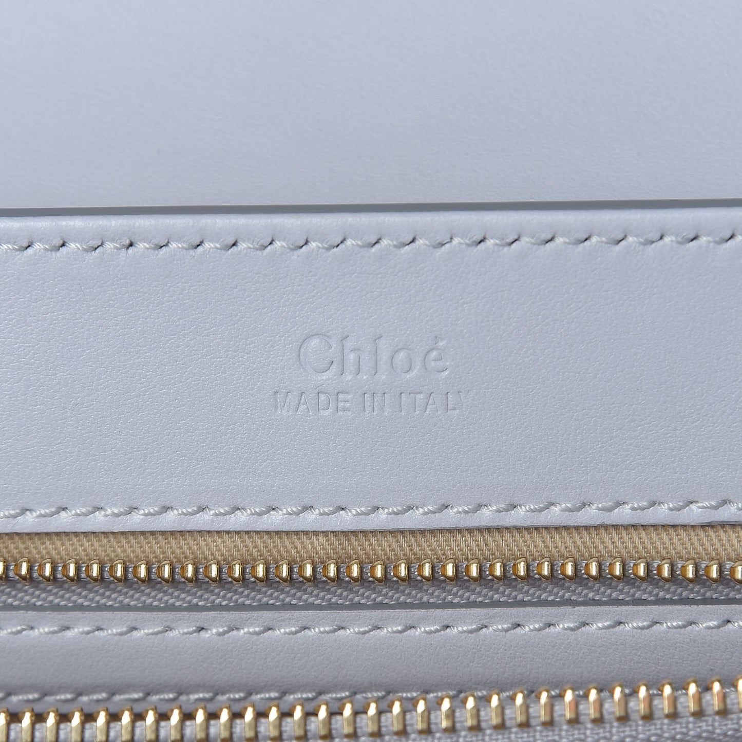 Calfskin Small C Double Carry Light Cloud