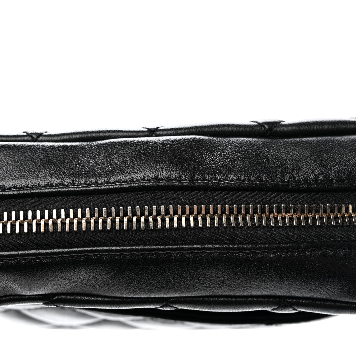 Chanel Lambskin Quilted CC Pearl Crush Camera Case Black 12 of 13