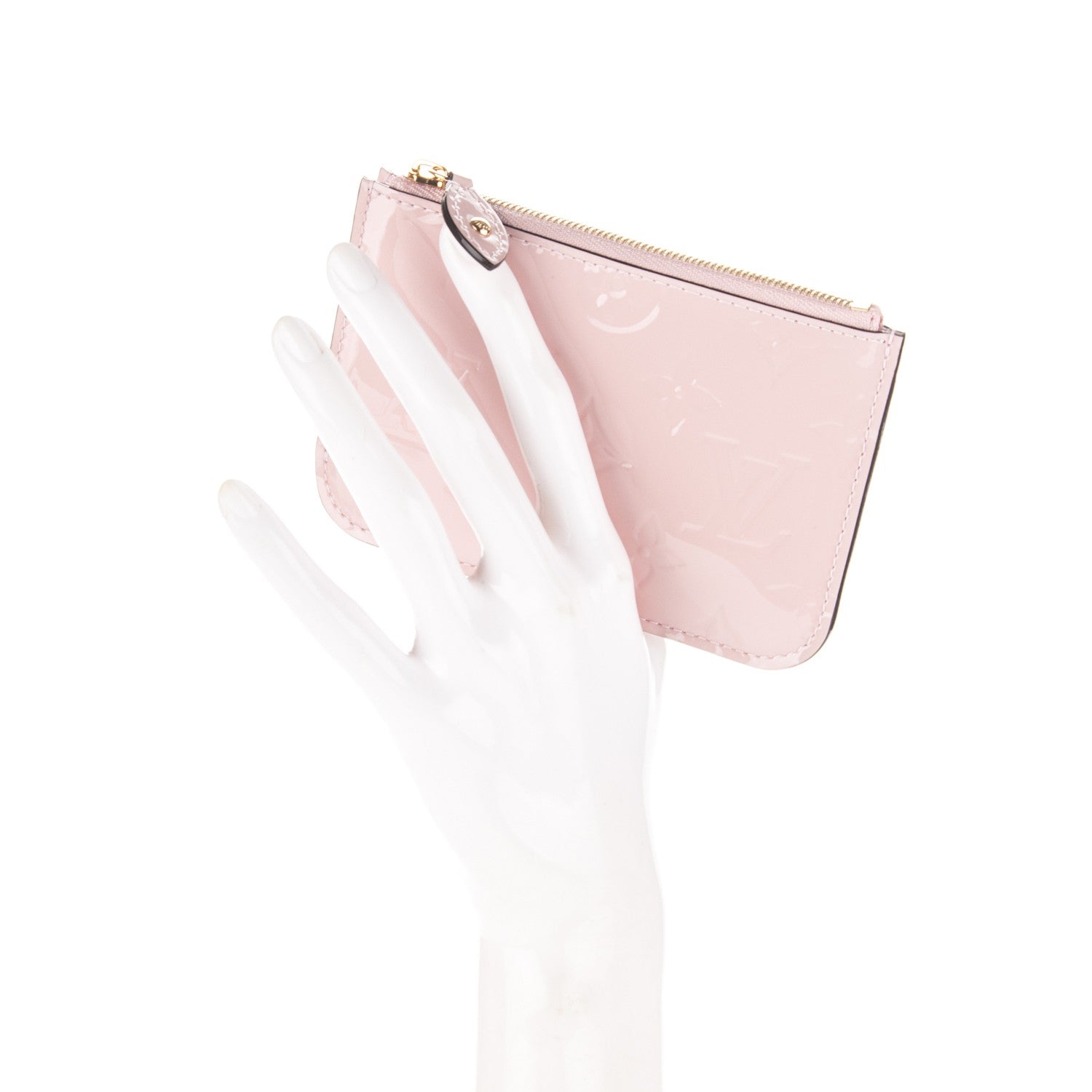 Louis Vuitton Vernis Key Pouch Rose Ballerine 2 of 7