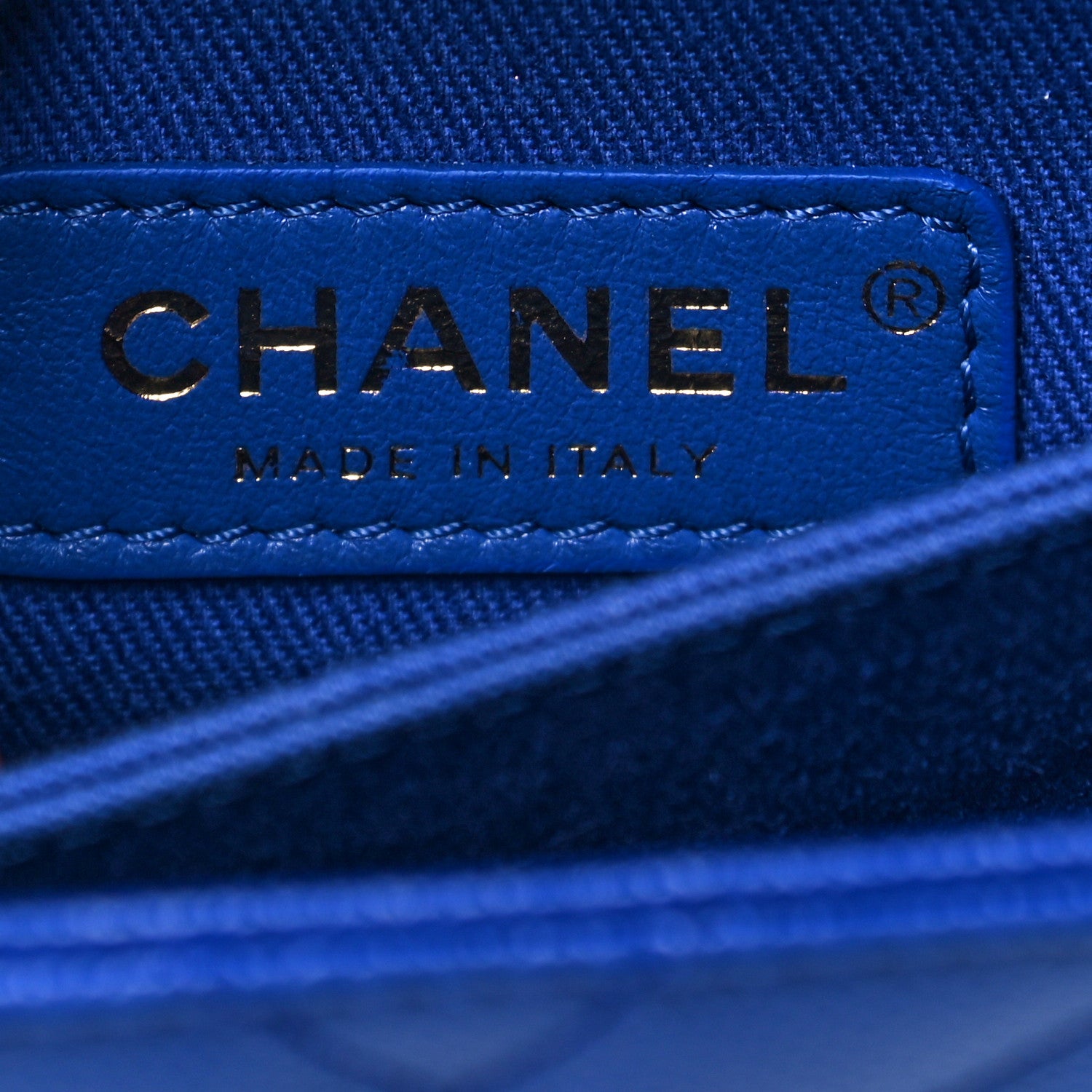 Chanel Caviar Chevron Quilted Mini Coco Handle Flap Blue 6 of 9