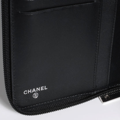 Chanel Caviar Large Zip CC Around Wallet Black 7 of 9
