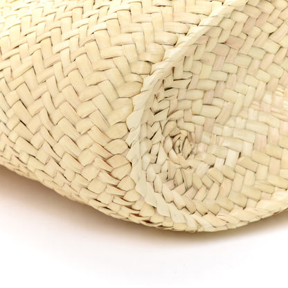 Loewe Raffia Small Basket Tote Bag Natural Green 7 of 8