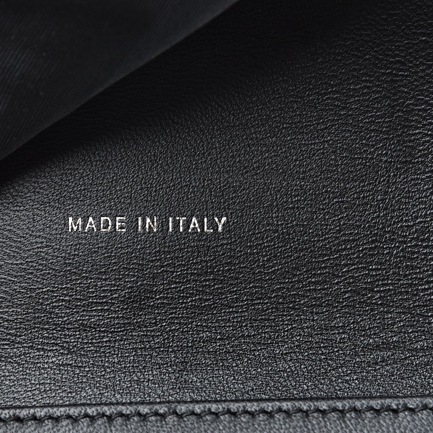 Lambskin Quilted Compact Boy Wallet Black