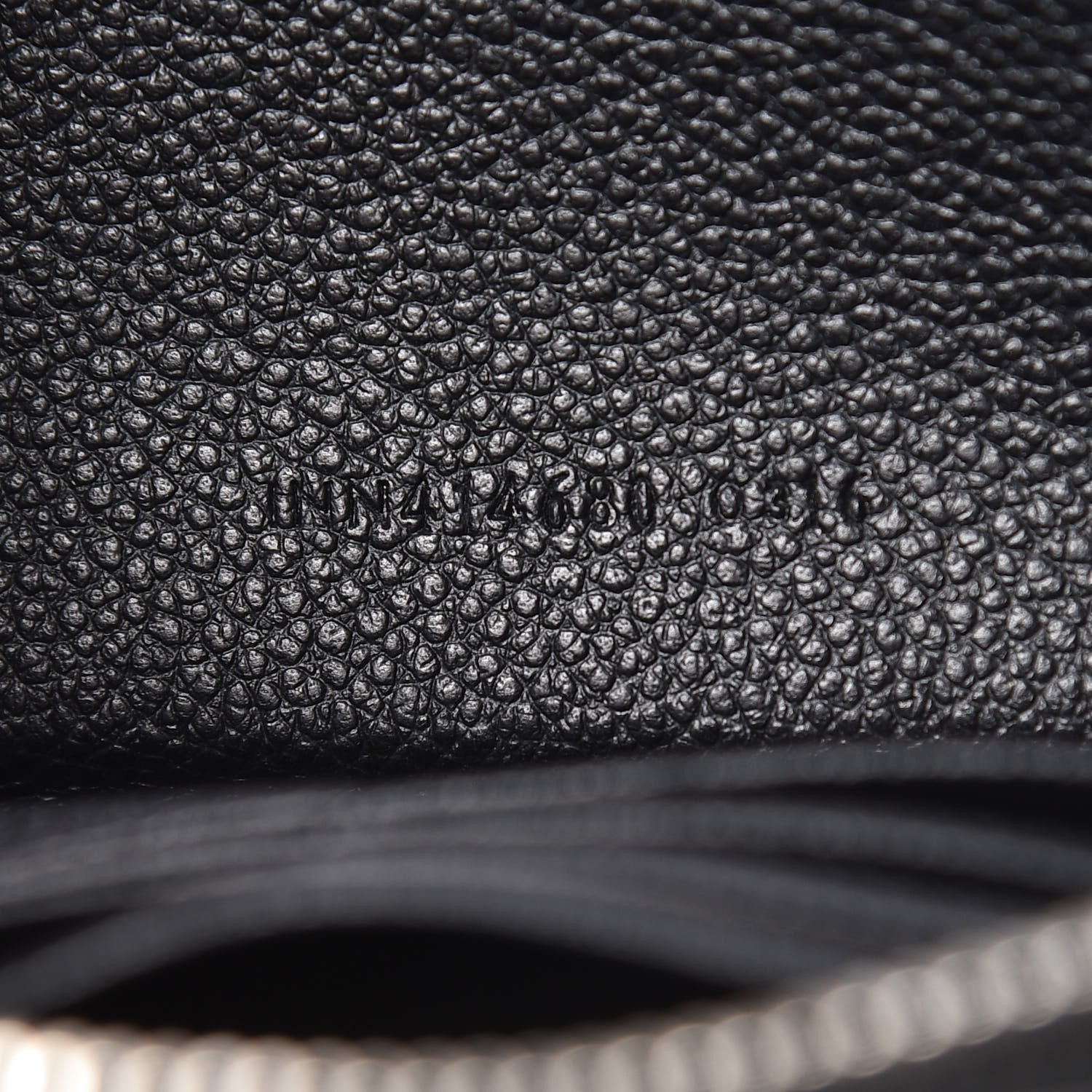 Saint Laurent Grained Calfskin Rive Gauche Zip Around Wallet Black 7 of 7
