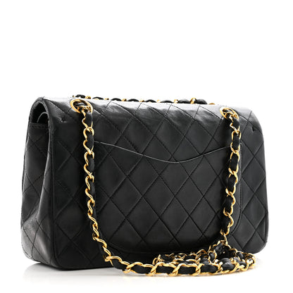 Chanel Lambskin Quilted Small Double Flap Black 3 of 16