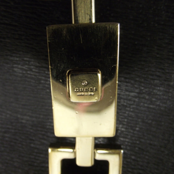 Leather Medium Bardot Black