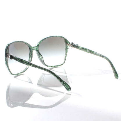 Chanel CC Bow Sunglasses 5205 Green 2 of 4