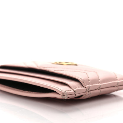 Gucci Calfskin Matelasse GG Marmont Card Holder Perfect Pink 11 of 13