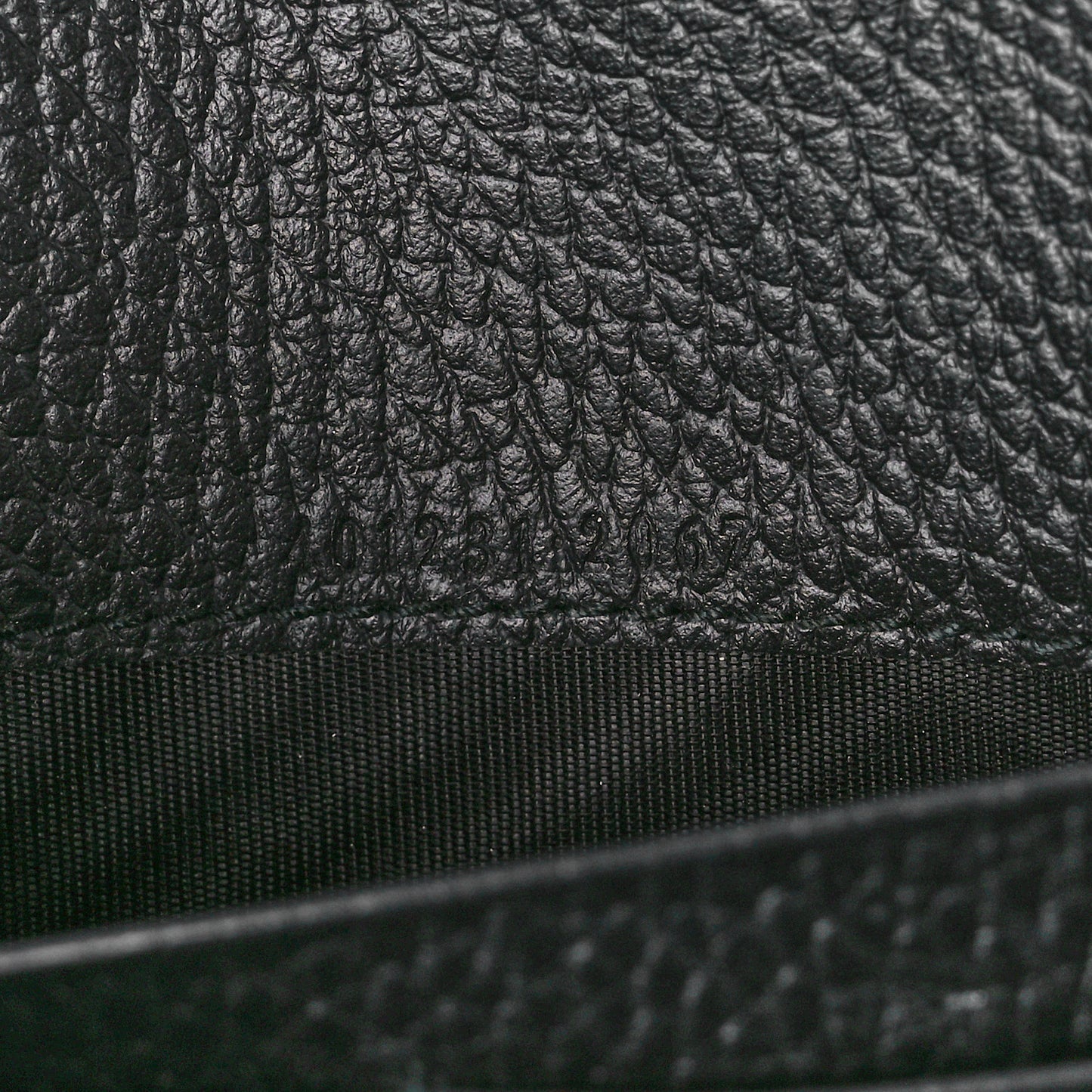 Calfskin Mini Dionysus Chain Wallet Black