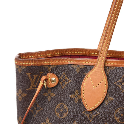 Louis Vuitton Monogram Neverfull PM Fuchsia Gris 11 of 17