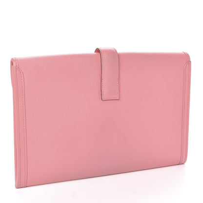 Hermes Epsom Jige PM Clutch Rose Confetti 3 of 8