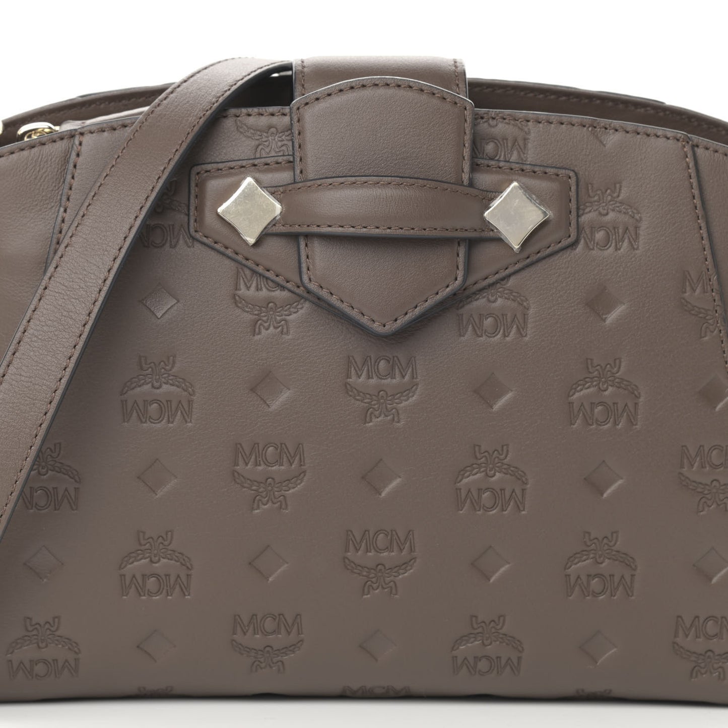 Calfskin Ottomar Essential Crossbody Bag Brown