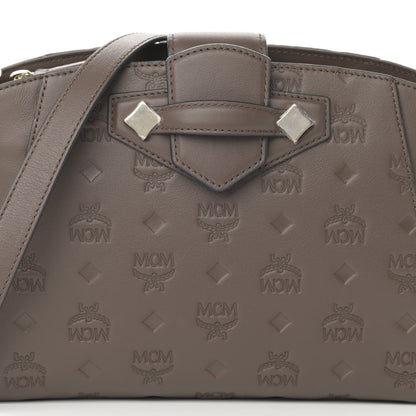 MCM Calfskin Ottomar Essential Crossbody Bag Brown 9 of 12