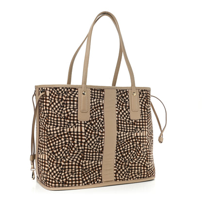 MCM Visetos Medium Liz Reversible Shopper Tote Beige 6 of 16