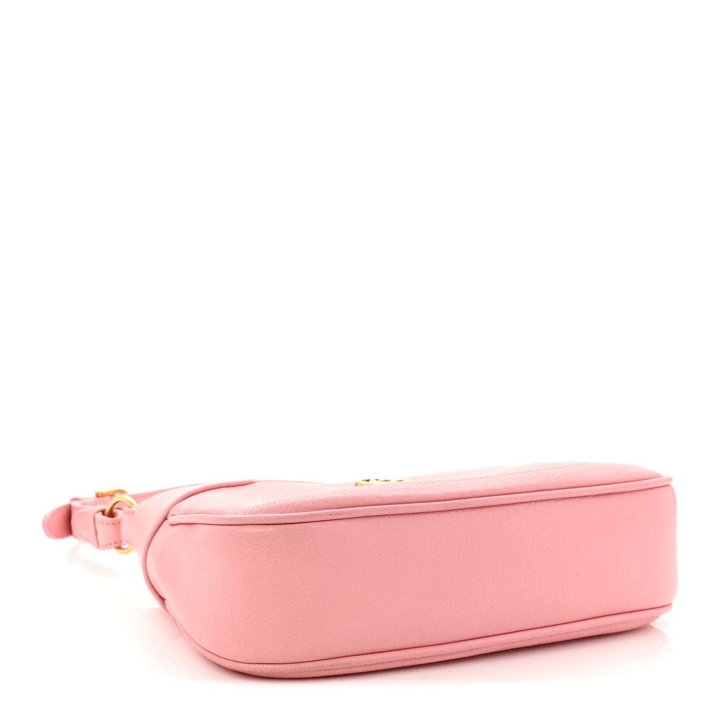 Goatskin Small Aphrodite Shoulder Bag Wild Rose