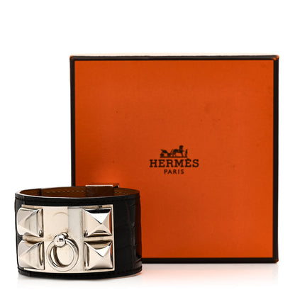 Hermes Shiny Alligator Collier de Chien CDC Bracelet S Ebene 6 of 6