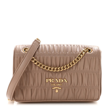 Prada Nappa Gaufre Flap Cipria 1 of 9