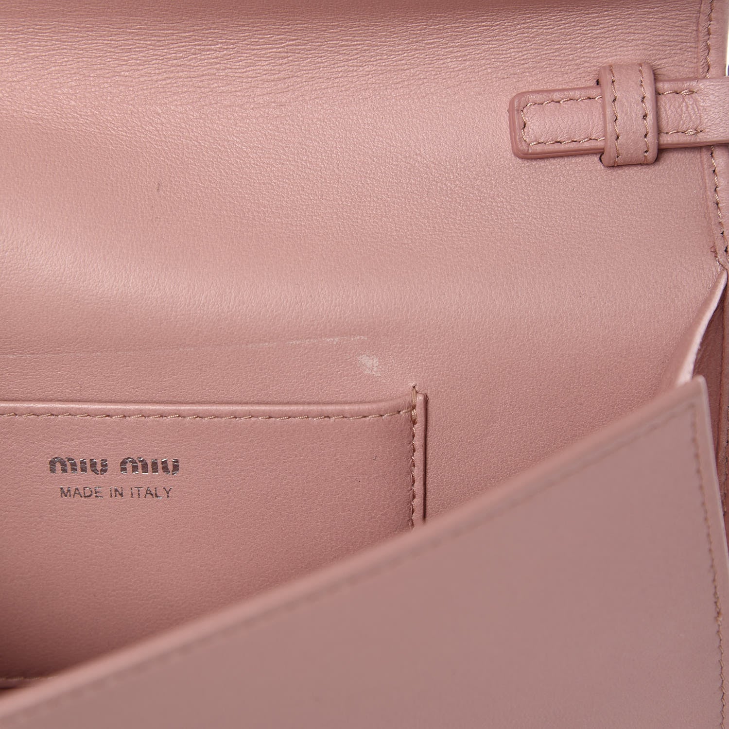 Miu Miu Nappa Matelasse Crossbody Orchidea 9 of 11