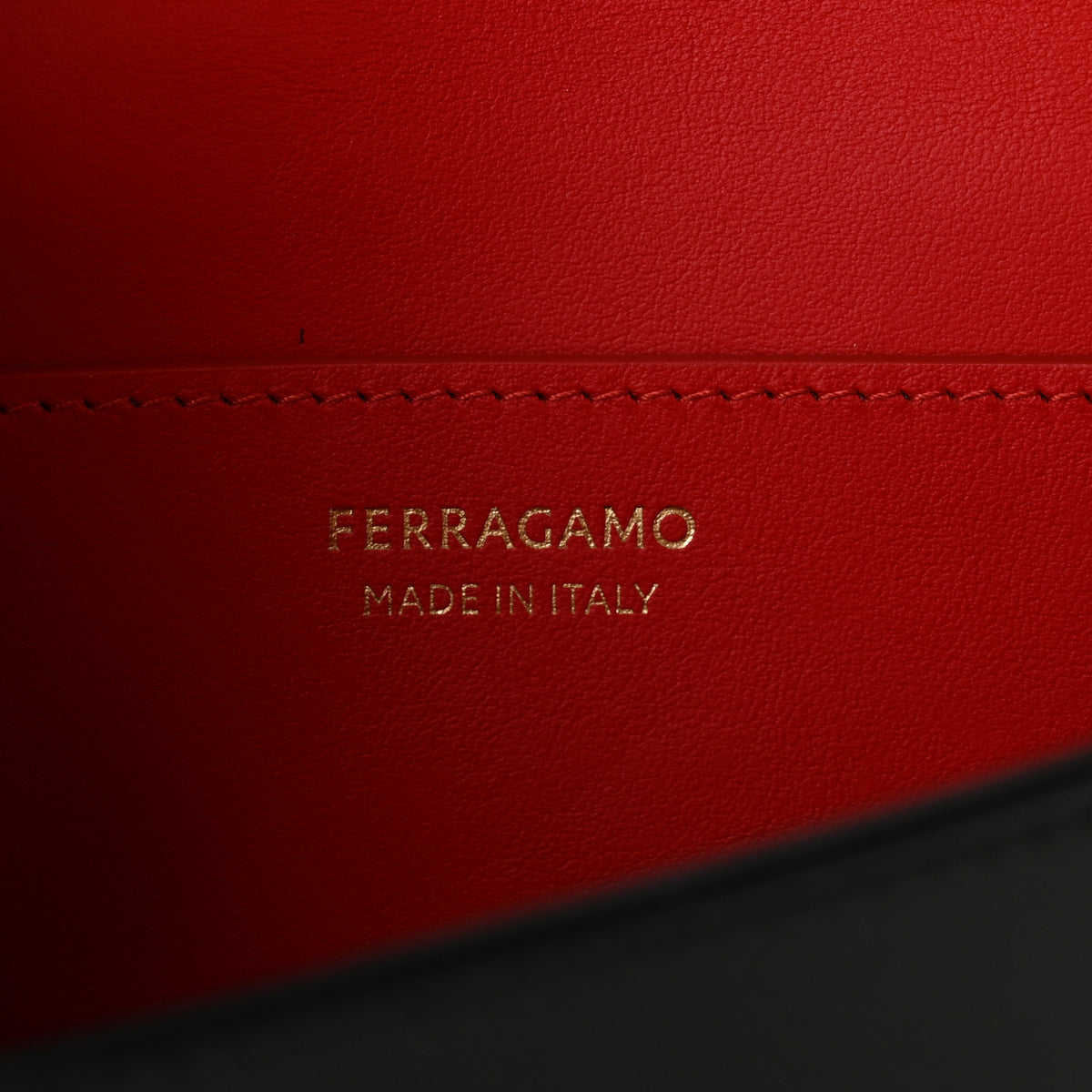 Calfskin Mini Double Gancio Bag Black