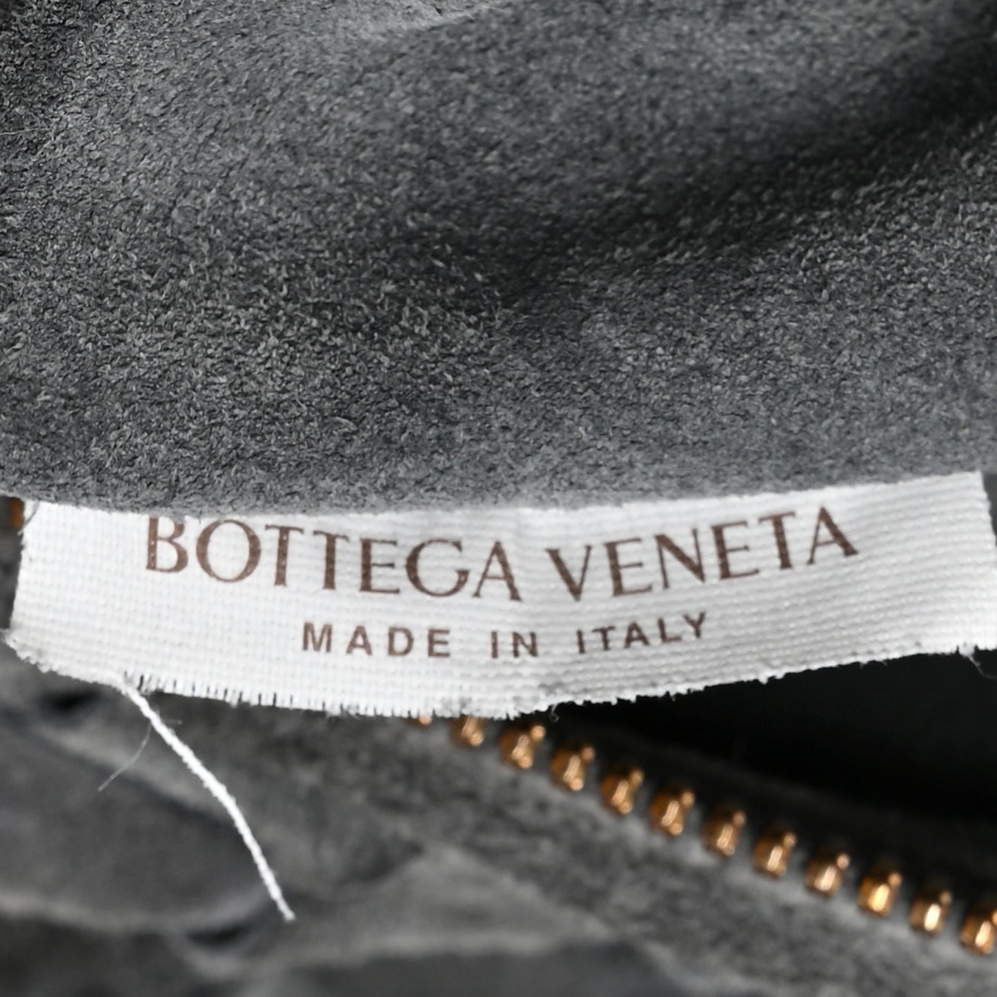 BOTTEGA VENETA Suede Calfskin Intrecciato Teen Jodie Hobo Thunder