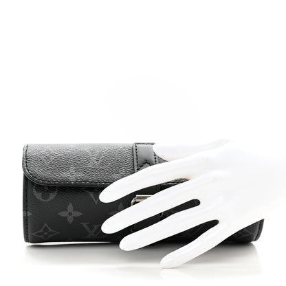 Louis Vuitton Monogram Eclipse 3 Watch Travel Case 2 of 8