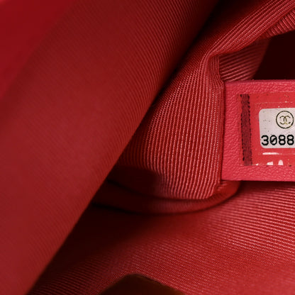 Chanel Sequin Quilted Medium Chanel 19 Flap Coral 7 of 10