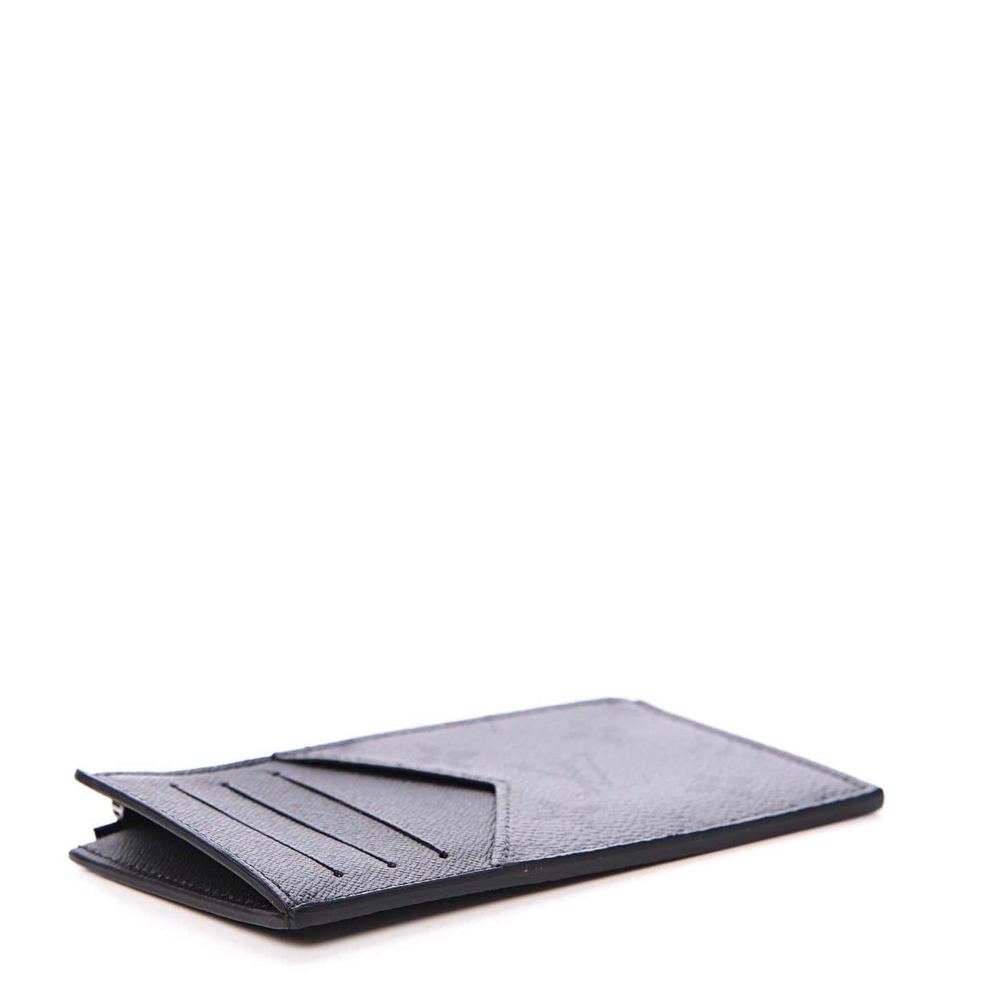 Reverse Monogram Eclipse Taiga Coin Card Holder