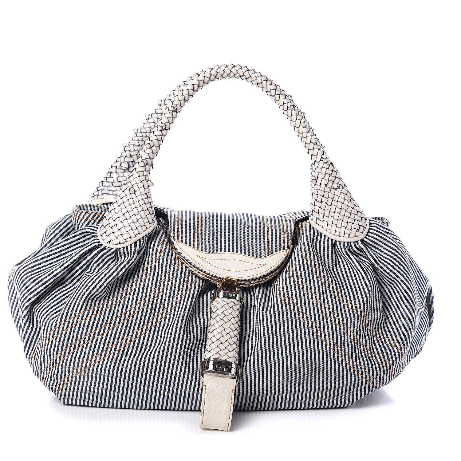 Fendi Denim Striped Spy Blue 1 of 8