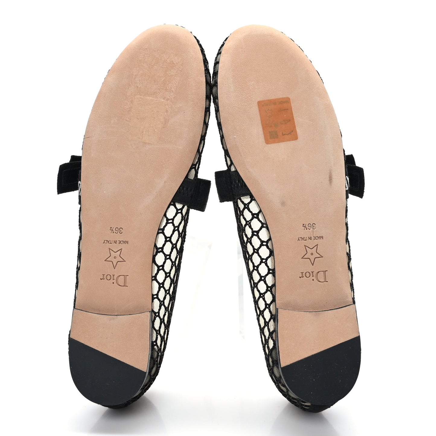 Resille Ribbon Miss J'Adior Ballet Flat 36.5 Black