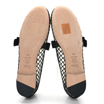 Christian Dior Resille Ribbon Miss J'Adior Ballet Flat 36.5 Black 5 of 8