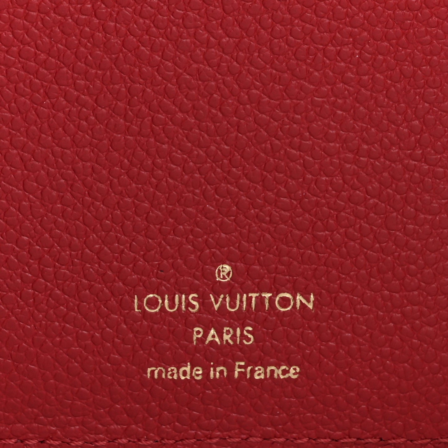 Empreinte Victorine Wallet Scarlet