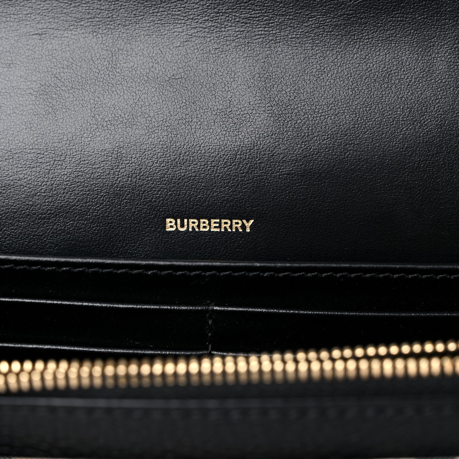 Burberry Grainy Calfskin Vintage Check Hampshire Crossbody Black 5 of 8